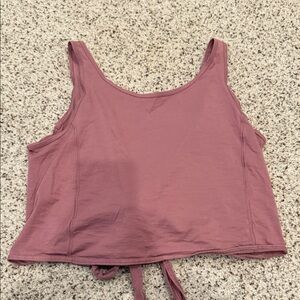 Women's Mauve Sleeveless Lulu Top